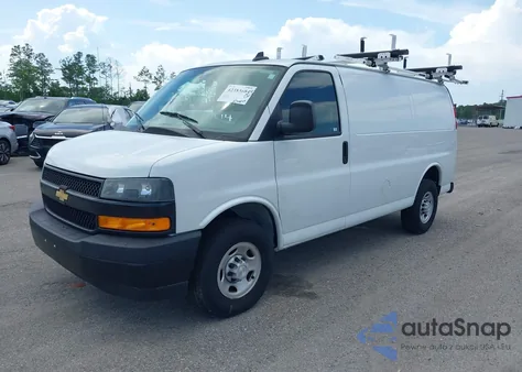 2023 Chevrolet Express Cargo Rwd 2500 Regular Wheelbase Wt из США, поврежденный, VIN 1GCWGAFP5P1217550